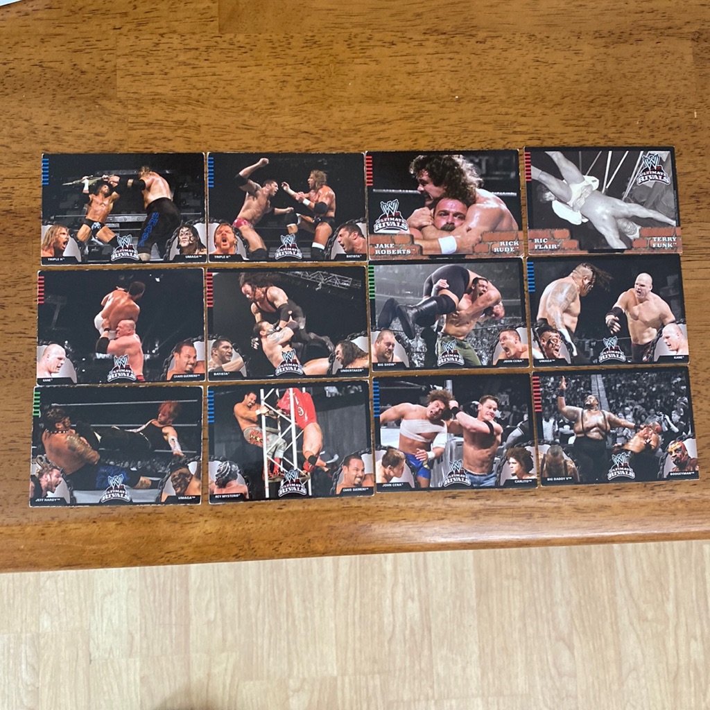 Wwe Ultimate Rivals Wrestling Cards 12 Cards